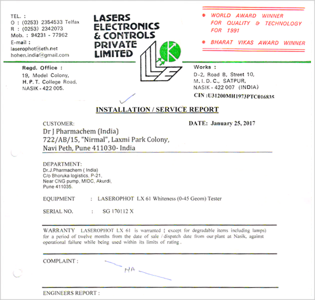 Dr.J.Pharmachem, Pune